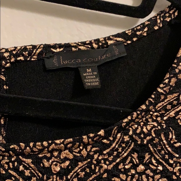 Luca Couture gold formal mini dress - Picture 4 of 4